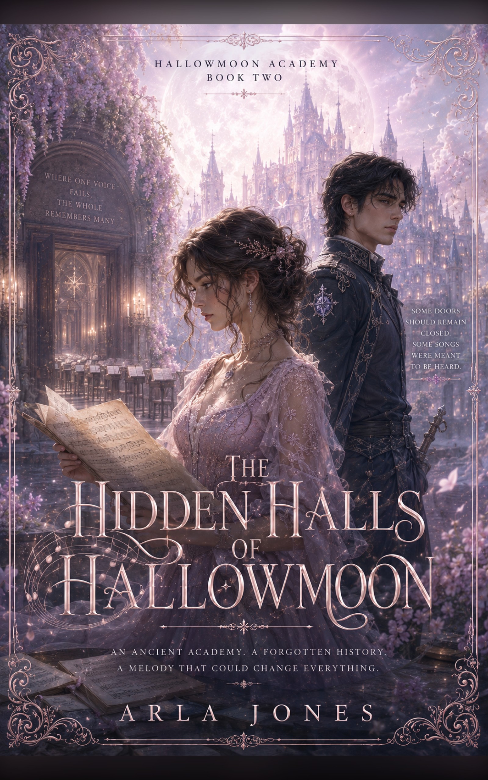 The Hidden Halls of Hallowmoon by Arla Jones
