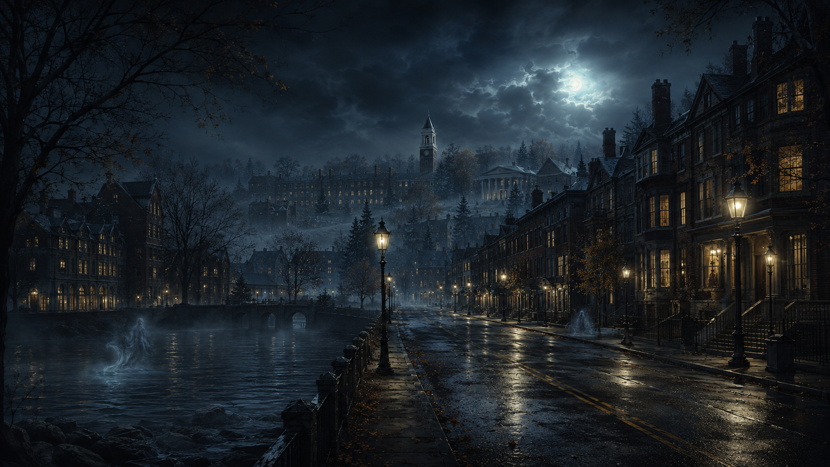 Waterside After Dark